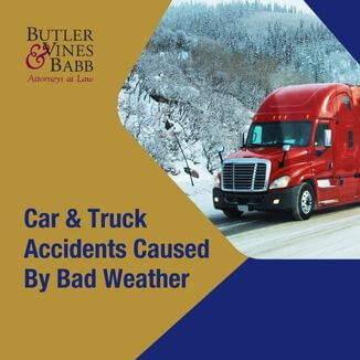 Car & Truck Accidents Caused By Bad Weather