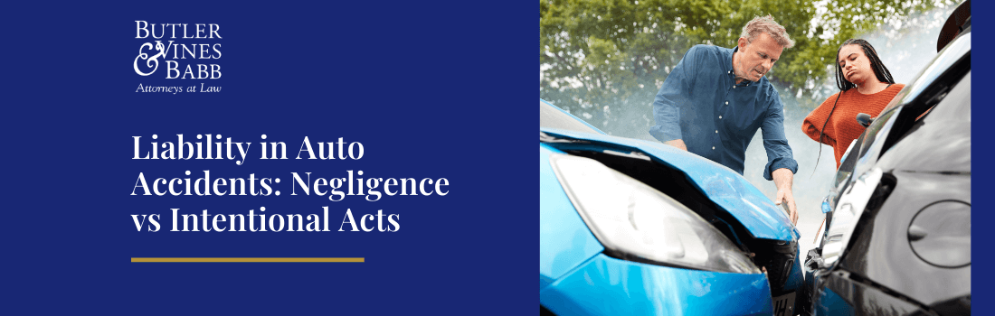 Liability in Auto Accidents: Negligence vs Intentional Acts
