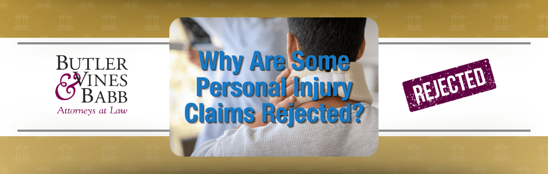 Why Are Some Personal Injury Claims Rejected?